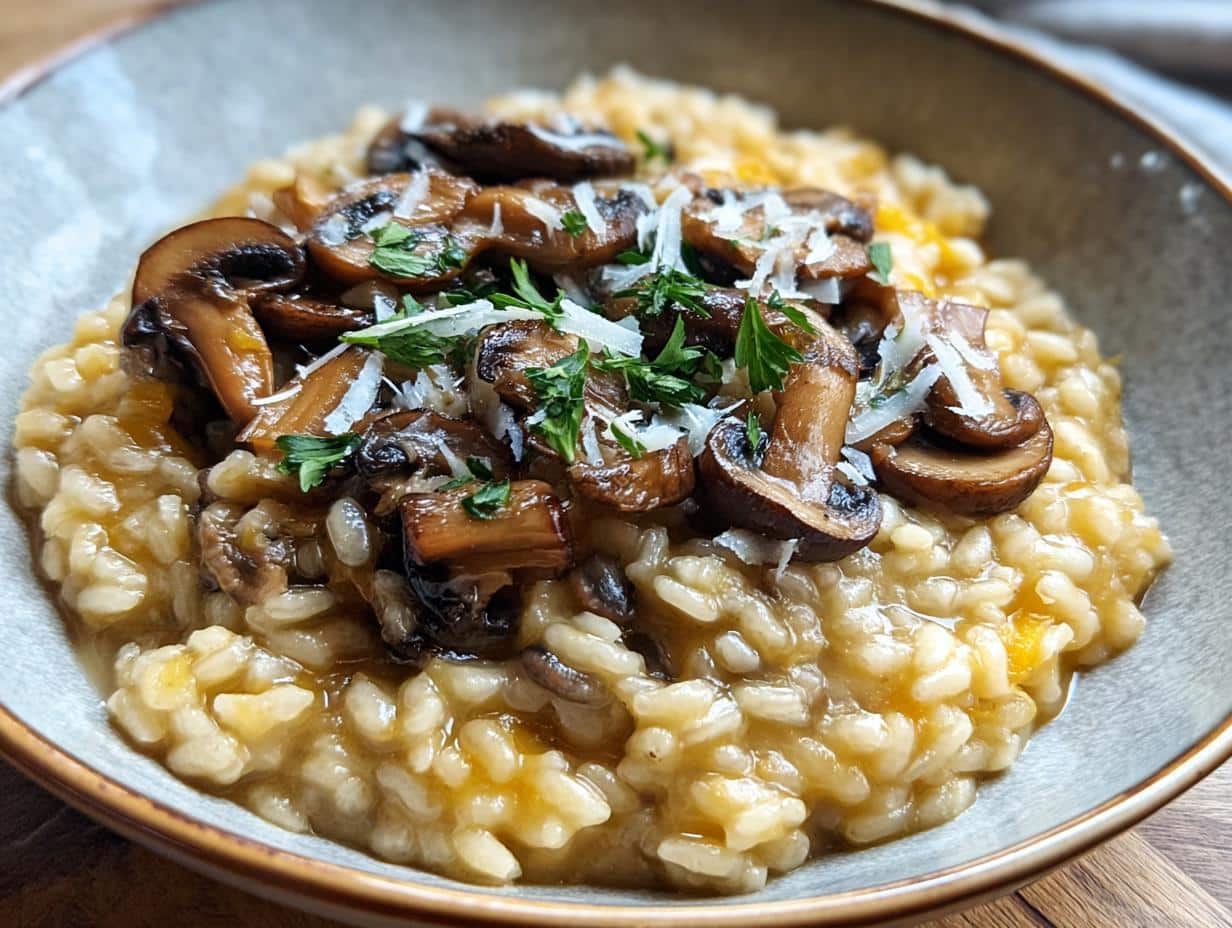 Cozy Mushroom Risotto Fall: 12 Amazing Steps - Cozy Mushroom Risotto Fall - additional detail