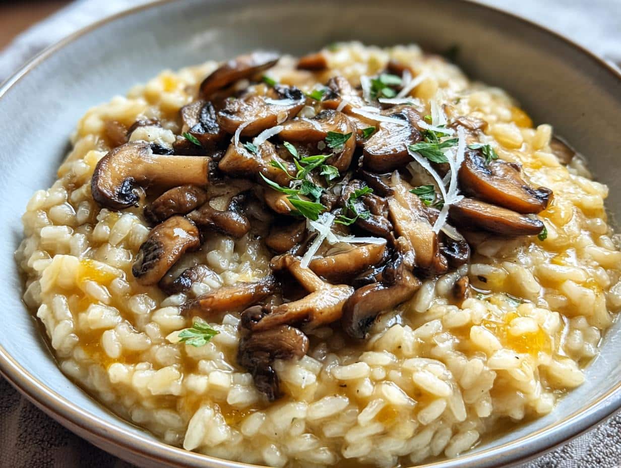 Cozy Mushroom Risotto Fall: 12 Amazing Steps - Cozy Mushroom Risotto Fall - additional detail