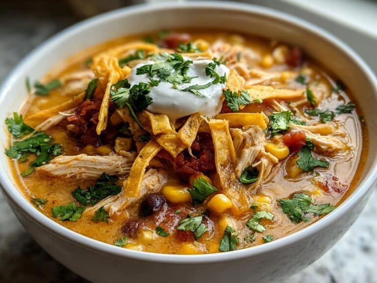 Irresistible Chicken Tortilla Soup