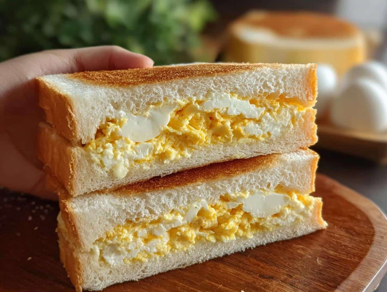 Perfect Japanese Egg Sandwich: 4 Easy Steps - Japanese Egg Sandwich - additional detail