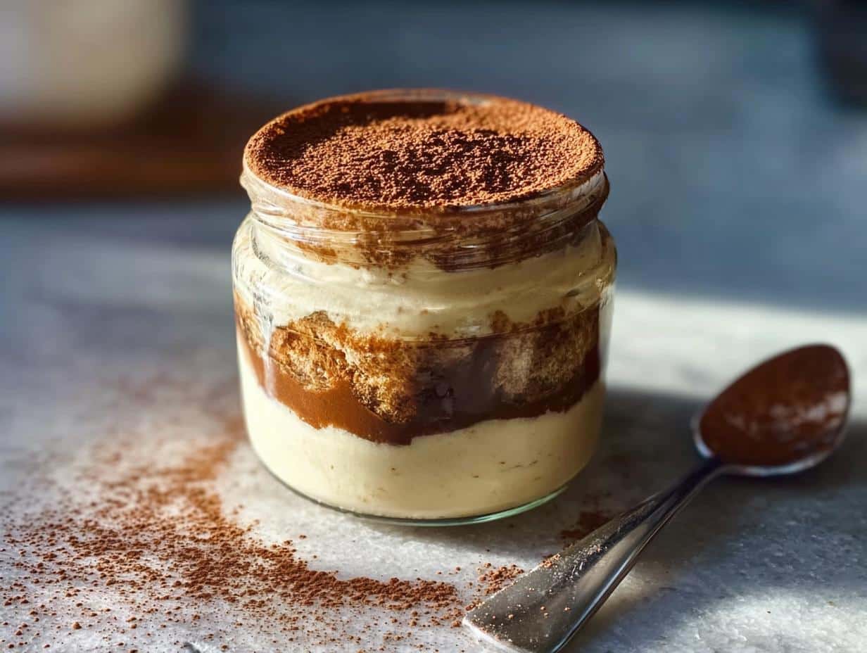 Protein Tiramisu Pudding: 5 Minute Dream - Protein Tiramisu Pudding - additional detail