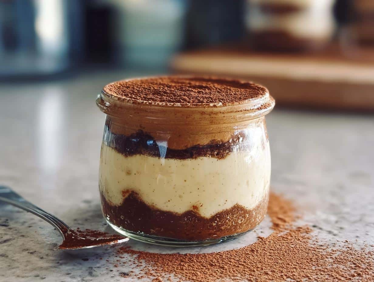 Protein Tiramisu Pudding