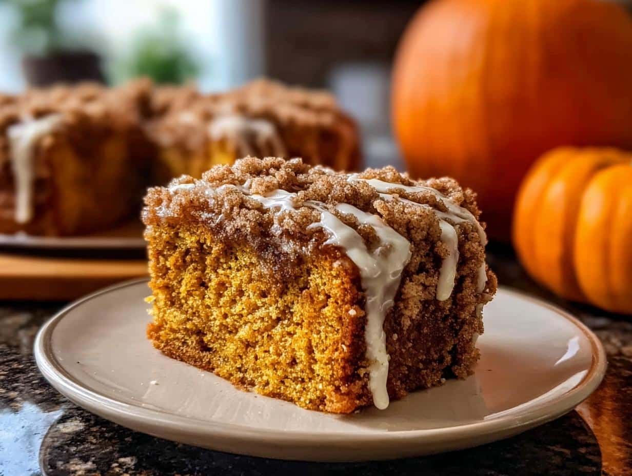 Pumpkin Coffee Cake: Amazing Fall Treat - Pumpkin Coffee Cake - additional detail
