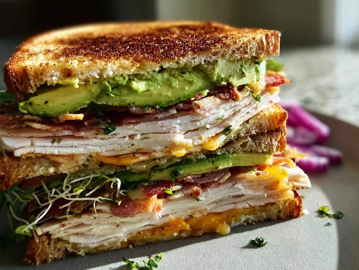 Turkey Bacon Sandwich Spicy