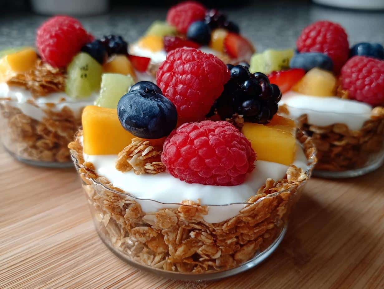 Yogurt Fruit Granola Cups: Quick, Healthy Treat - Yogurt Fruit Granola Cups - main visual representation