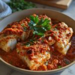 Baked Fish Romesco Sauce