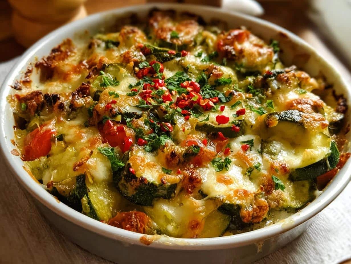 Baked Zucchini Cheese: 20-Minute Cheesy Delight - Baked Zucchini Cheese - main visual representation