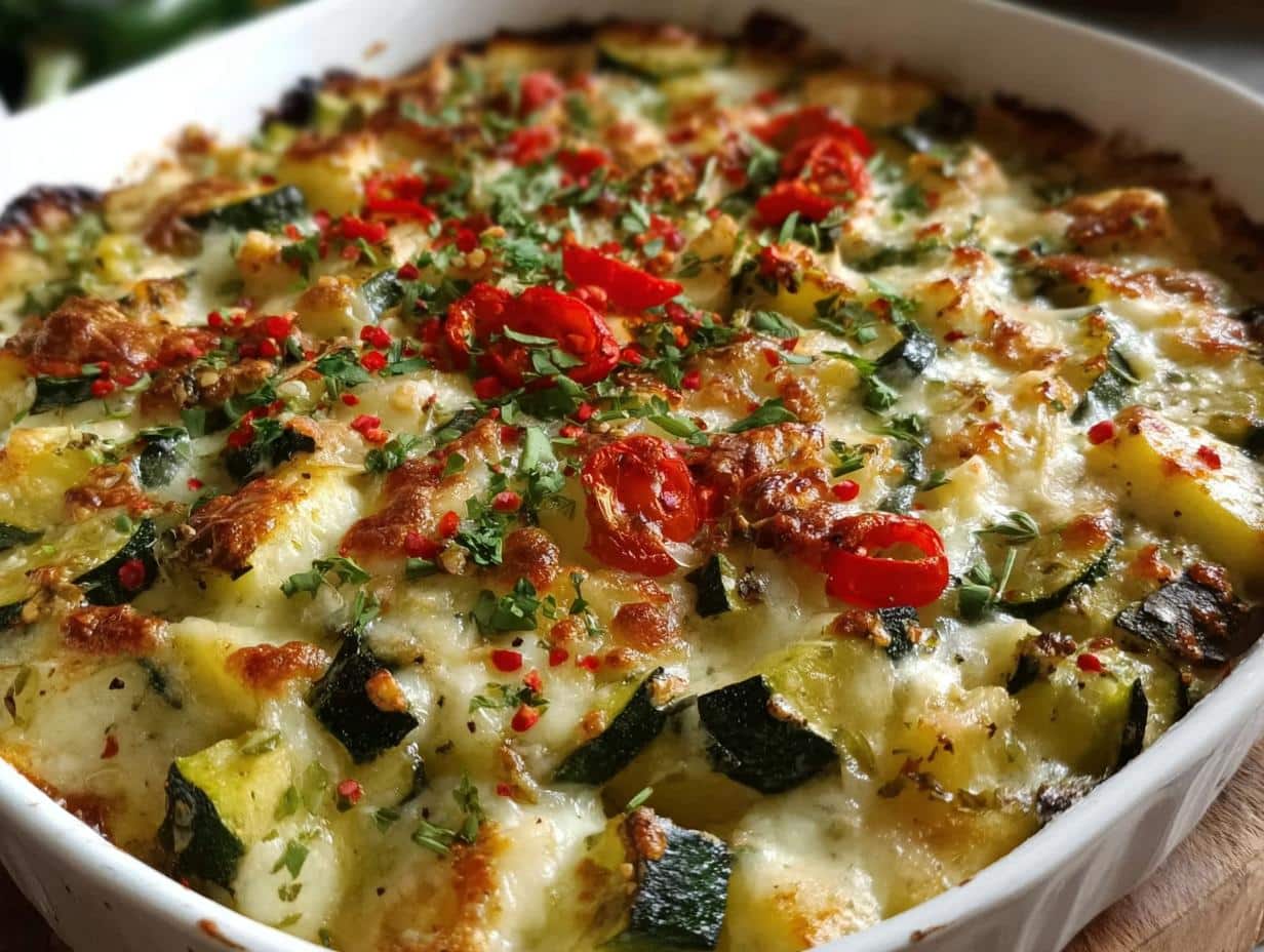 Baked Zucchini Cheese: 20-Minute Cheesy Delight - Baked Zucchini Cheese - additional detail