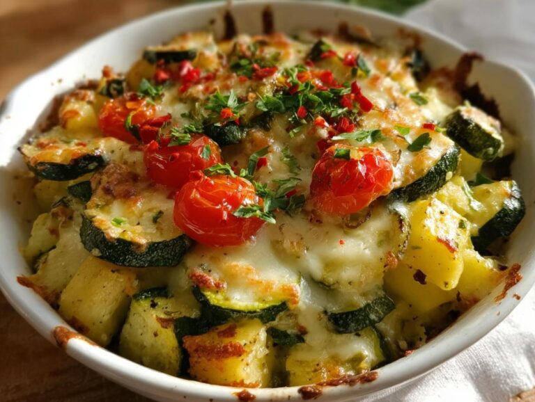 Baked Zucchini Cheese