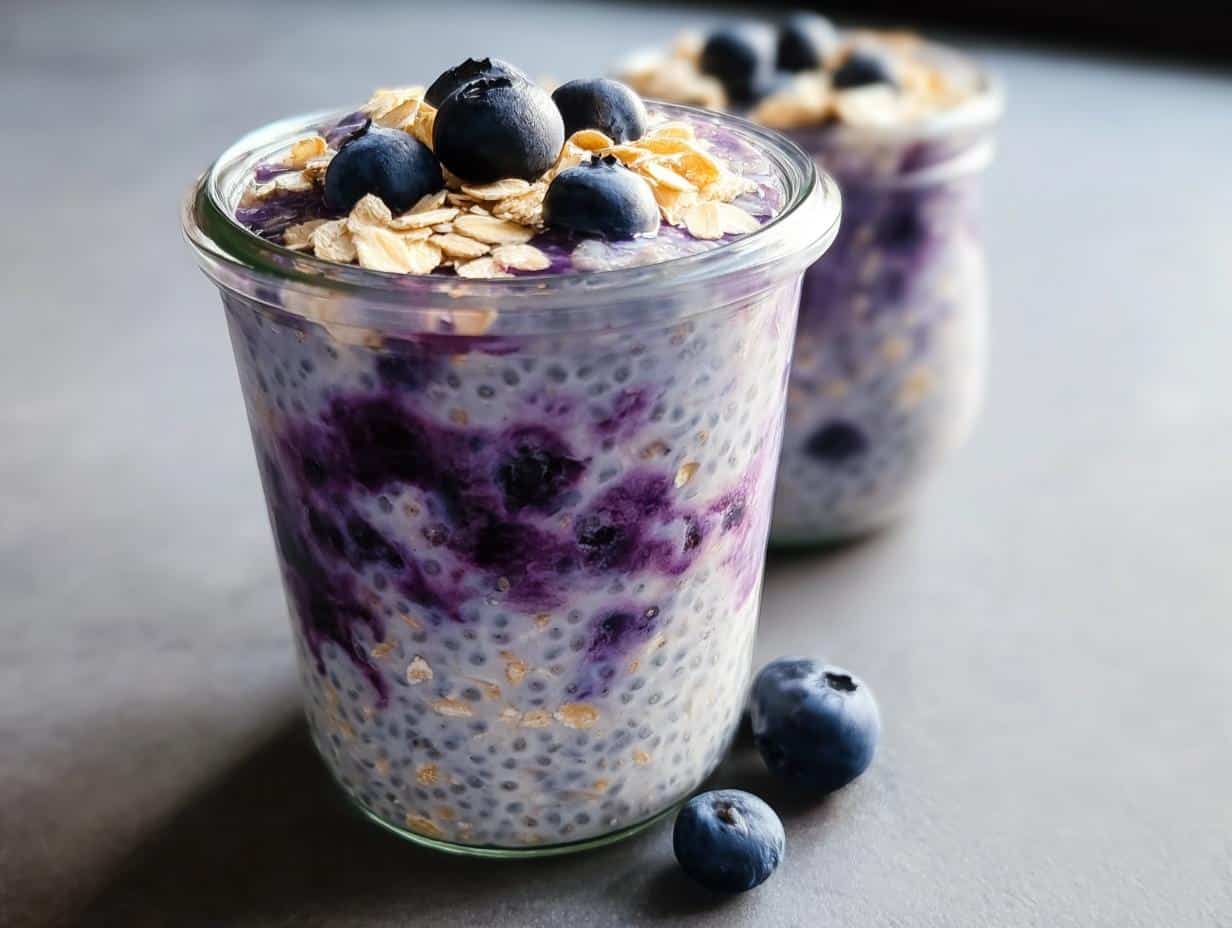 Blueberry Chia Overnight Oats: 5-Min Creamy Dream - Blueberry Chia Overnight Oats - additional detail