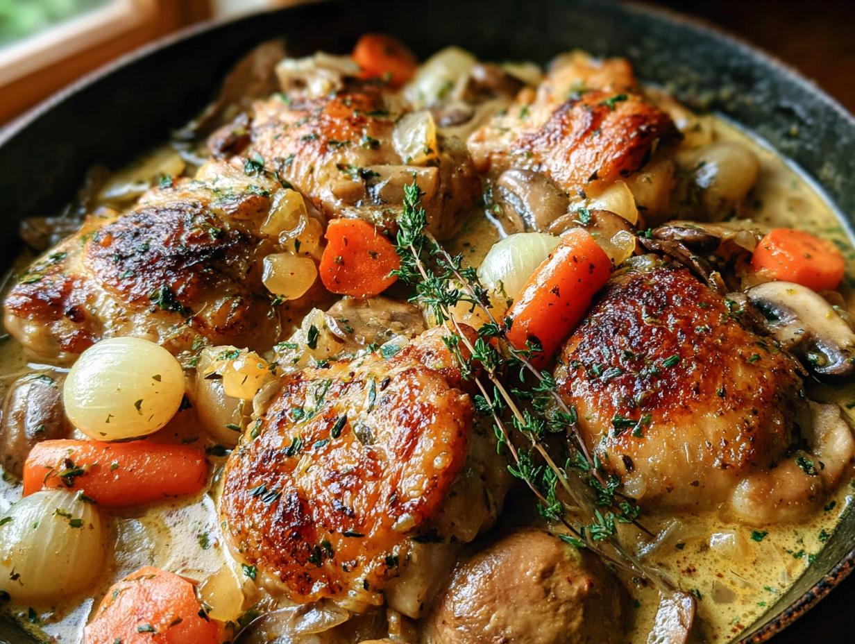 Chicken Fricassee Creamy Vegetables: 7 Ways - Chicken Fricassee Creamy Vegetables - additional detail