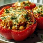 Chickpea Stuffed Peppers