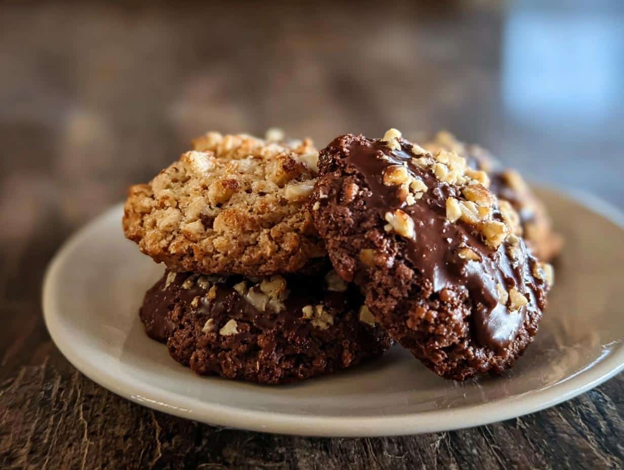 Perfect Chocolate Hazelnut Crunch Cookies - Chocolate Hazelnut Crunch Cookies - additional detail