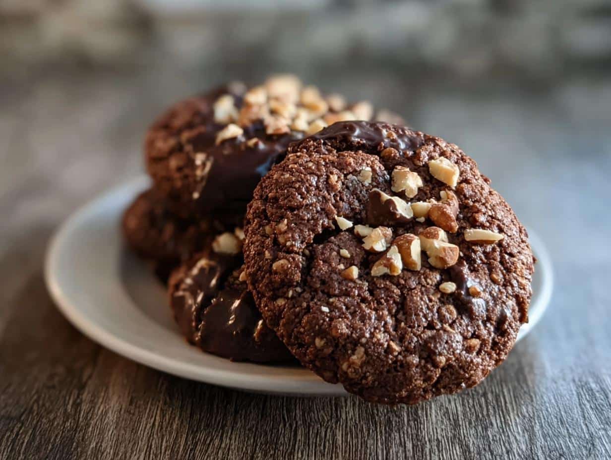 Chocolate Hazelnut Crunch Cookies