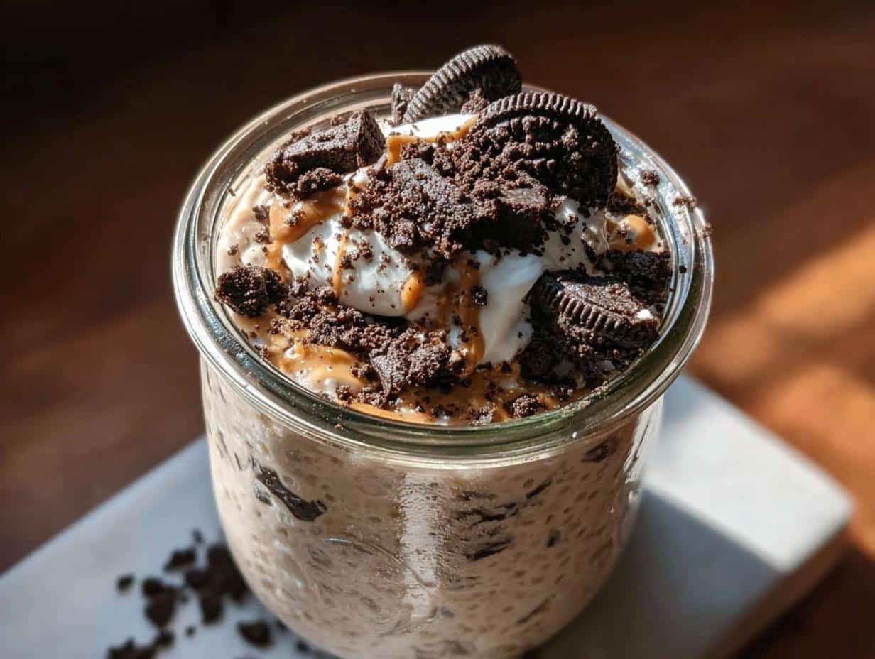 Cookies Cream Overnight Oats: 1 Dreamy Recipe! - Cookies Cream Overnight Oats - main visual representation