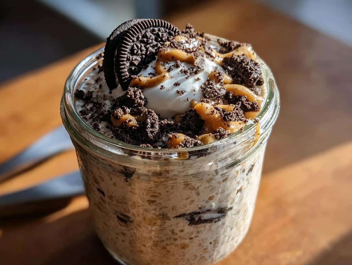 Cookies Cream Overnight Oats: 1 Dreamy Recipe! - Cookies Cream Overnight Oats - additional detail