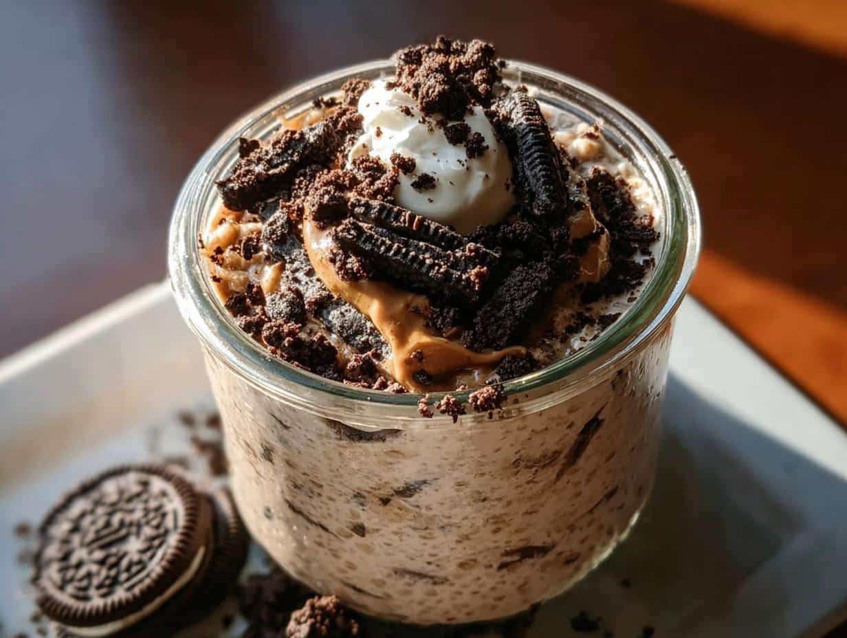 Cookies Cream Overnight Oats: 1 Dreamy Recipe! - Cookies Cream Overnight Oats - additional detail