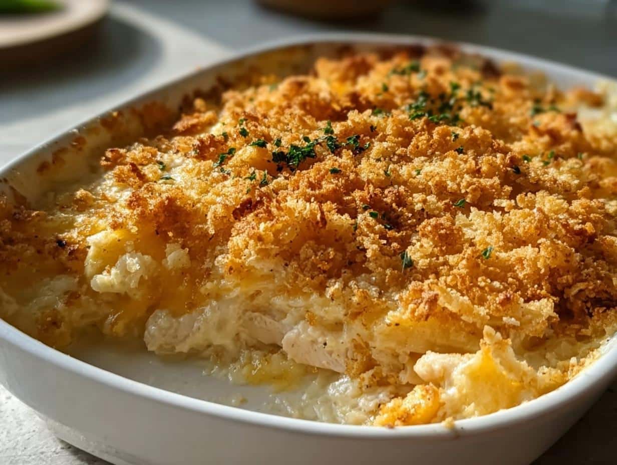 Creamy Chicken Casserole Crispy perfection - Creamy Chicken Casserole Crispy - main visual representation