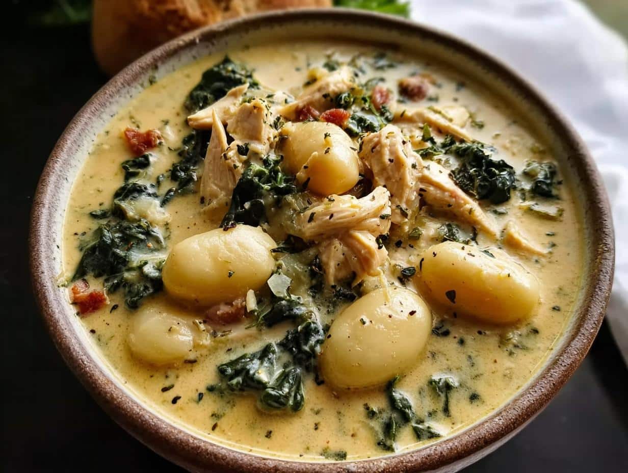 Creamy Chicken Gnocchi Soup