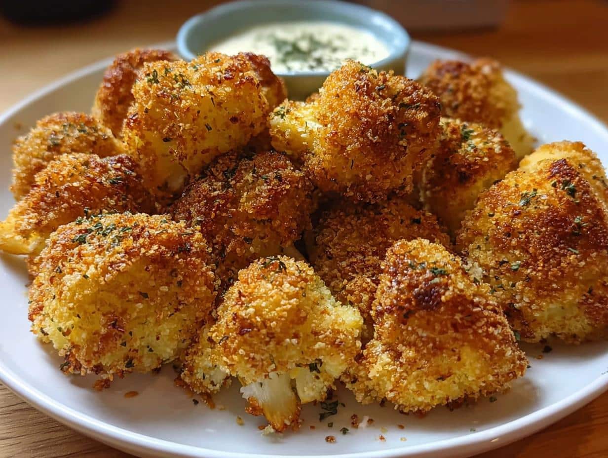 Crispy Baked Cauliflower Bites