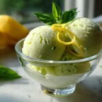 Delightful Lemon Basil Sorbet