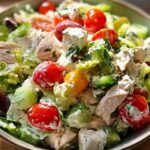 Fresh Chicken Salad Greek