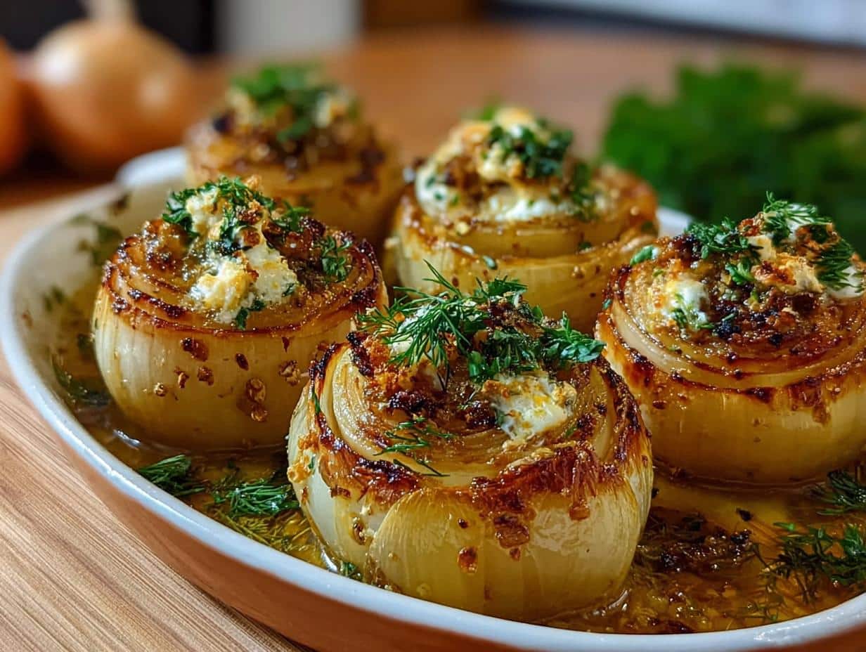 Greek Stuffed Onions: Easy & Flavorful Comfort - Greek Stuffed Onions - additional detail