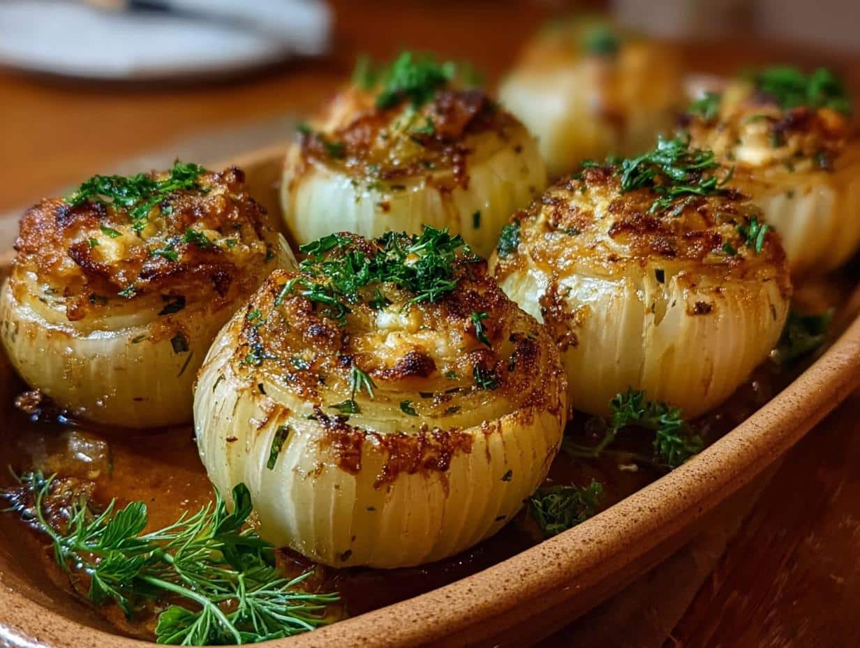 Greek Stuffed Onions: Easy & Flavorful Comfort - Greek Stuffed Onions - additional detail