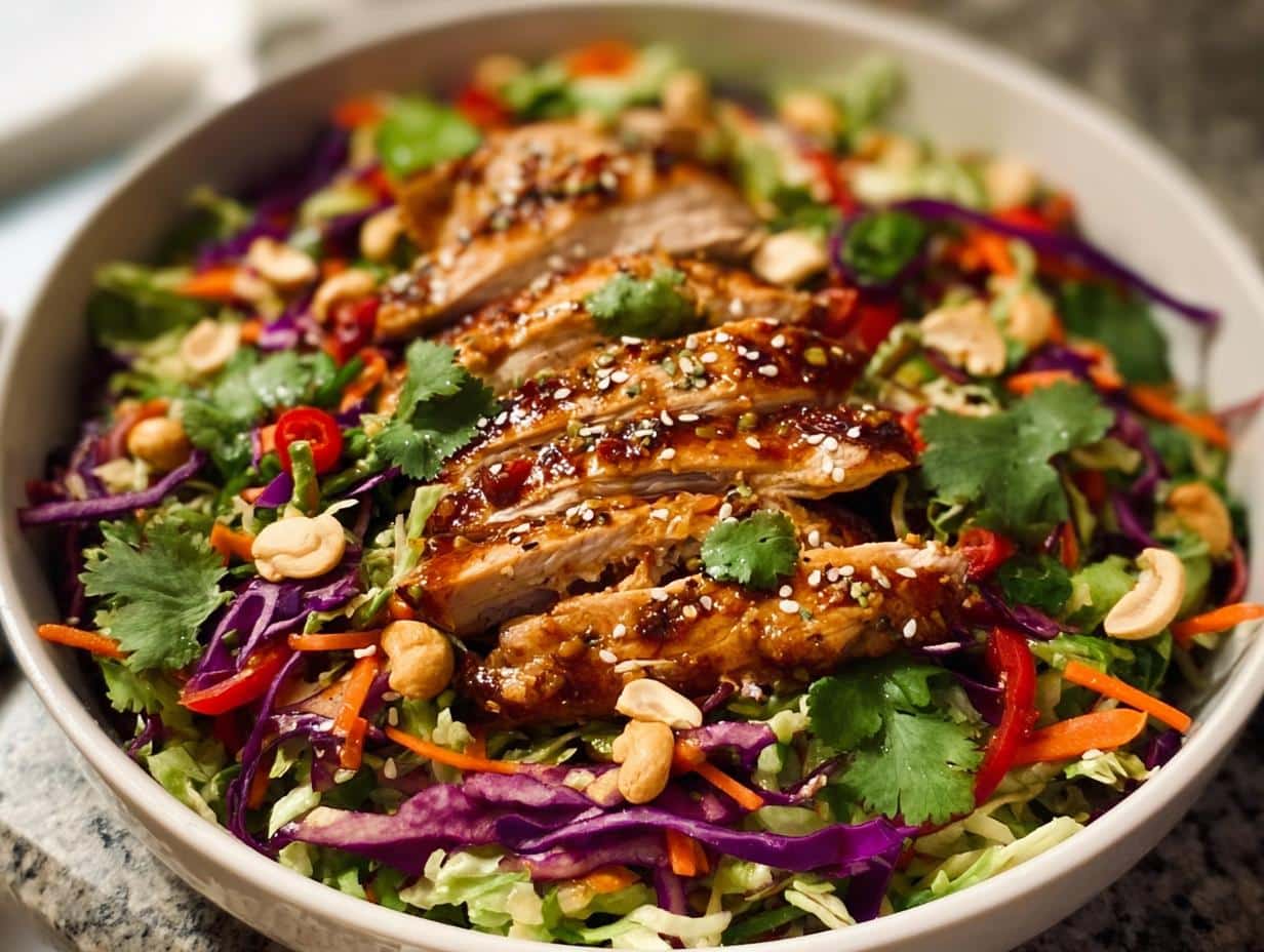 Grilled Sesame Chicken Salad: 4 Delicious Twists - Grilled Sesame Chicken Salad - additional detail