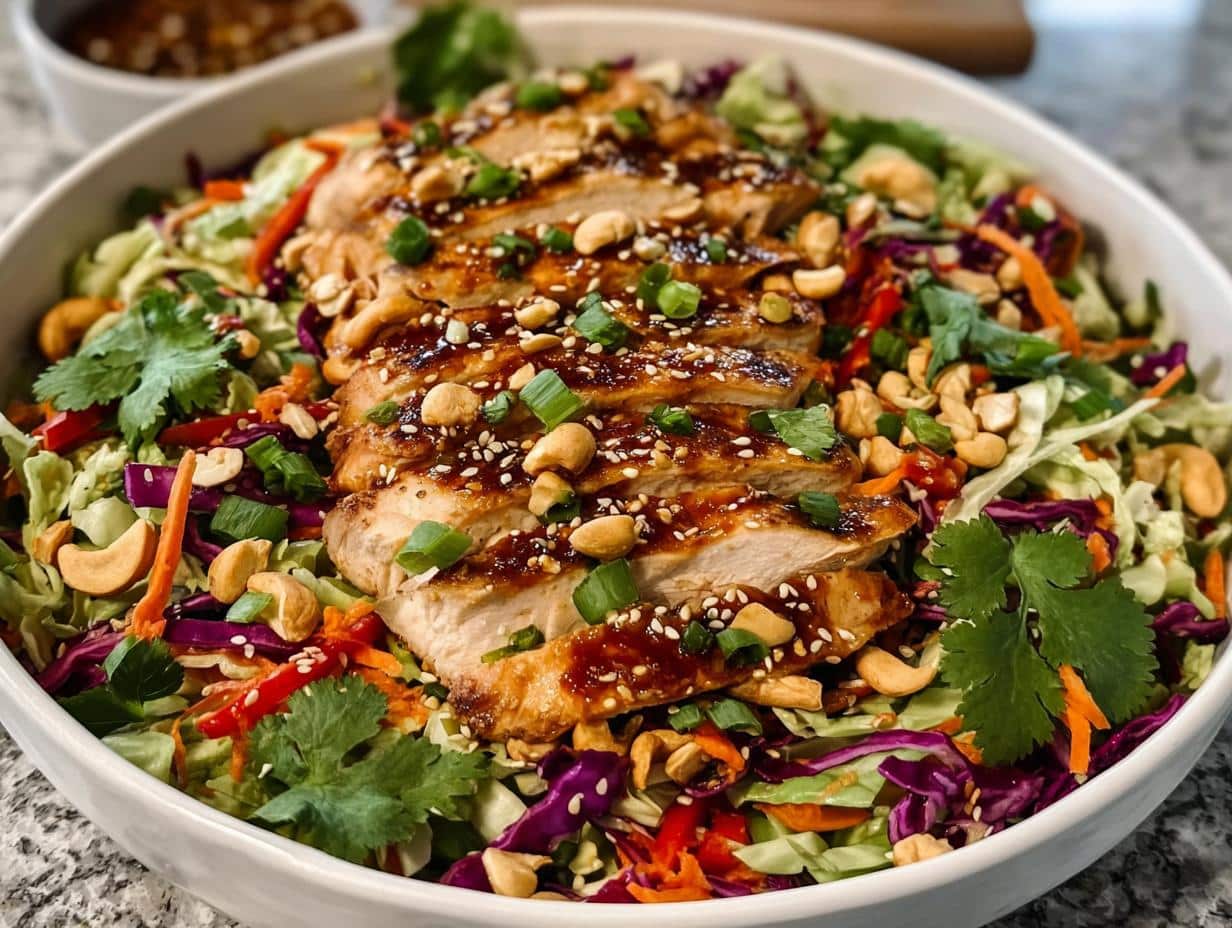Grilled Sesame Chicken Salad: 4 Delicious Twists - Grilled Sesame Chicken Salad - additional detail