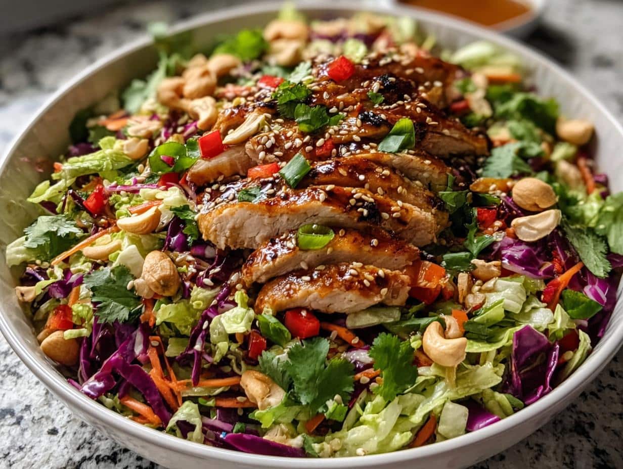 Grilled Sesame Chicken Salad