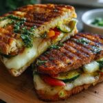 Grilled Sourdough Veggie Sandwich