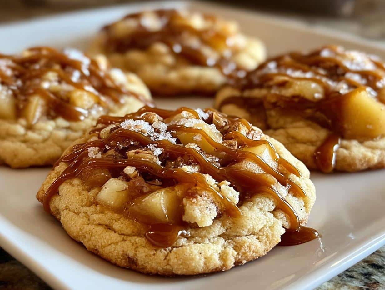 Irresistible Caramel Apple Cookies
