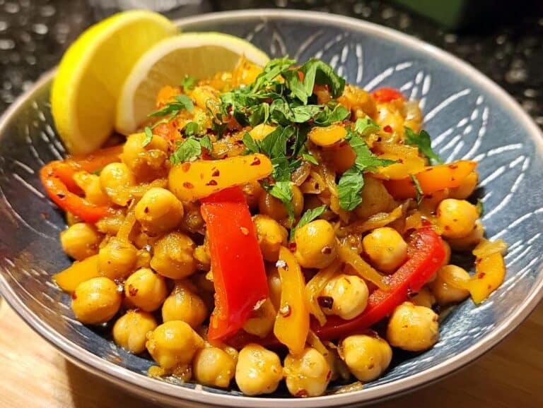 Lemon Chickpea Stir Fry