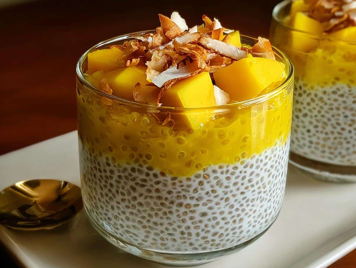 Mango Coconut Chia Pudding: Dreamy Tropical Taste - Mango Coconut Chia Pudding - additional detail