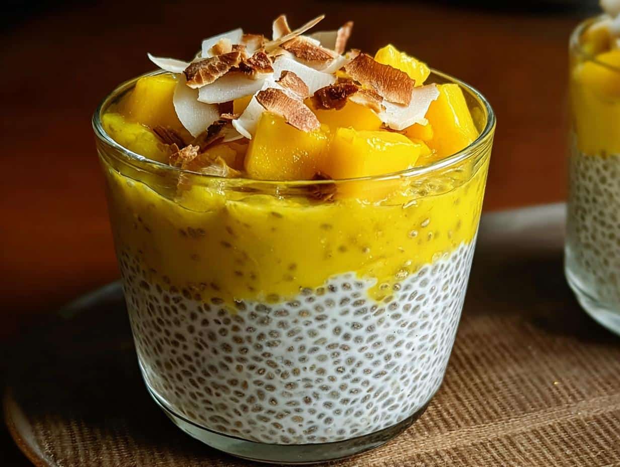Mango Coconut Chia Pudding: Dreamy Tropical Taste - Mango Coconut Chia Pudding - additional detail
