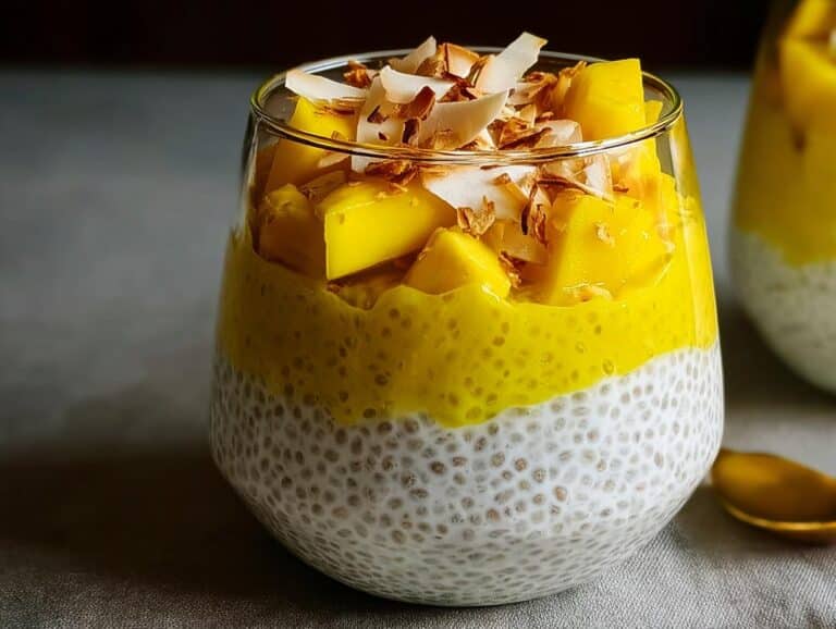 Mango Coconut Chia Pudding