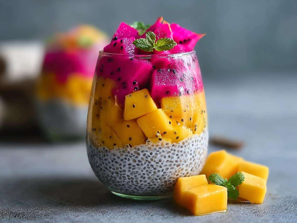 Mango Dragon Fruit Chia: 10 Min Bliss - Mango Dragon Fruit Chia - additional detail