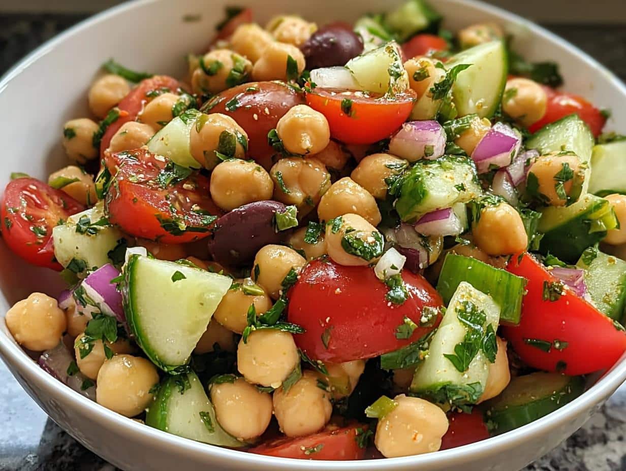 Mediterranean Chickpea Salad