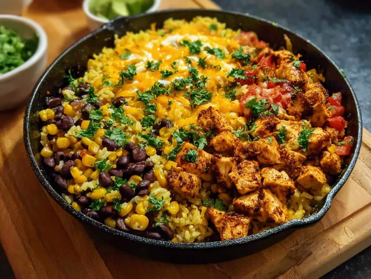 One Pan Chicken Burrito: Amazing 35-Min Meal - One Pan Chicken Burrito - additional detail