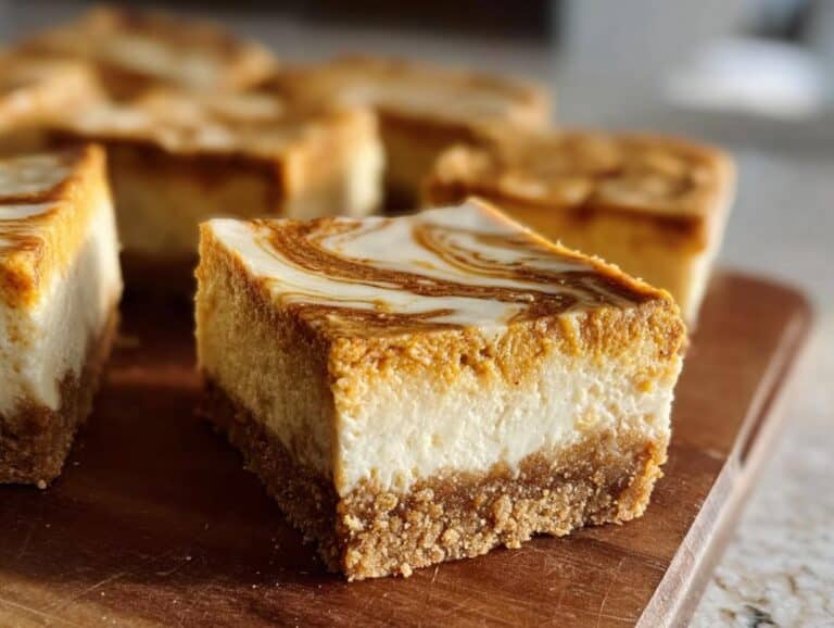 Pumpkin Cheesecake Bars