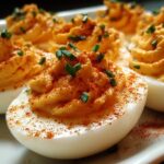 Pumpkin Deviled Eggs