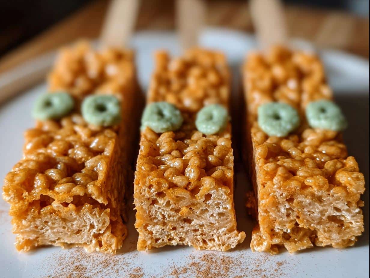 Pumpkin Rice Krispie Treats