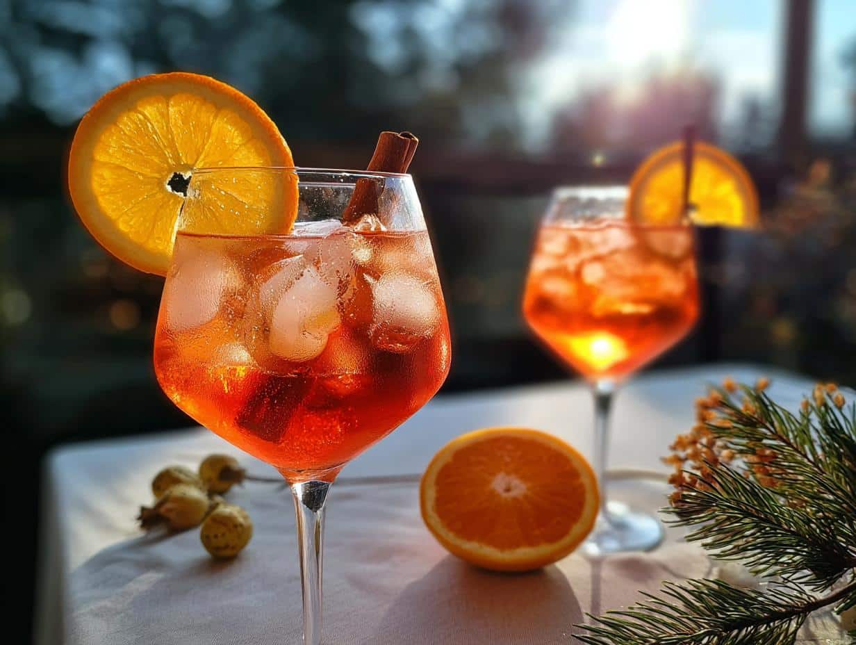 Refreshing Autumn Aperol Spritz: Cozy 1-2 Punch - Refreshing Autumn Aperol Spritz - additional detail