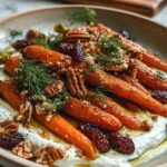 Roasted Carrots Tahini Yogurt
