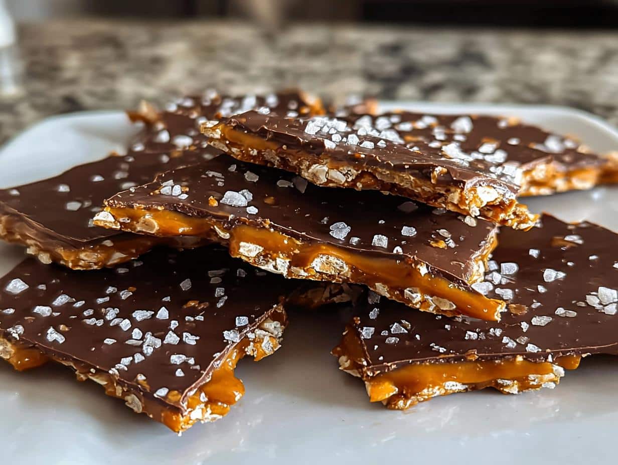 Salted Caramel Pretzel Bark: Easy Bliss - Salted Caramel Pretzel Bark - additional detail