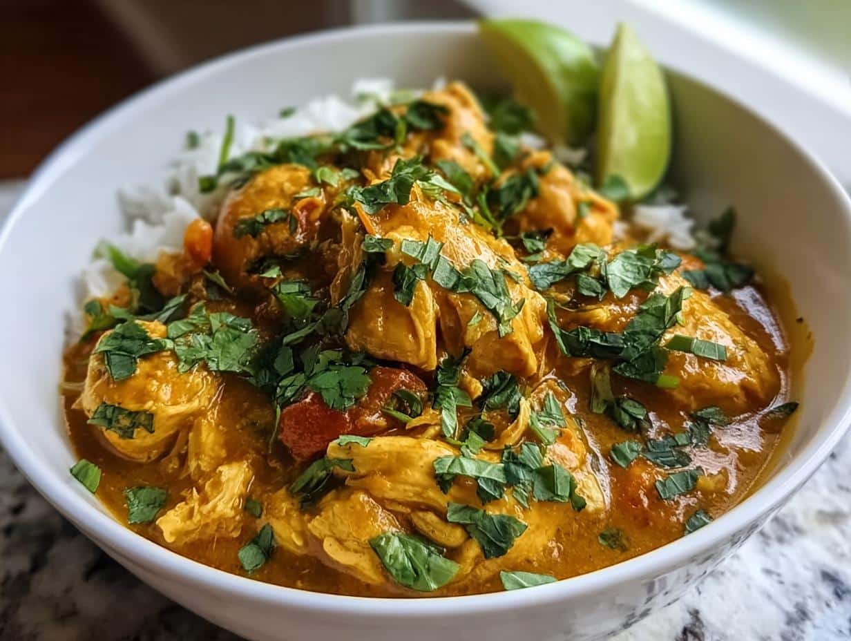 Slow Cooker Coconut Curry: 1 delicious magic - Slow Cooker Coconut Curry - additional detail