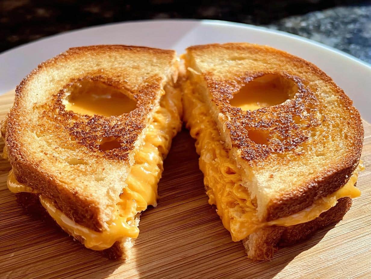 Spooktacular Halloween Grilled Cheese: 1 Perfect Bite - Spooktacular Halloween Grilled Cheese - additional detail