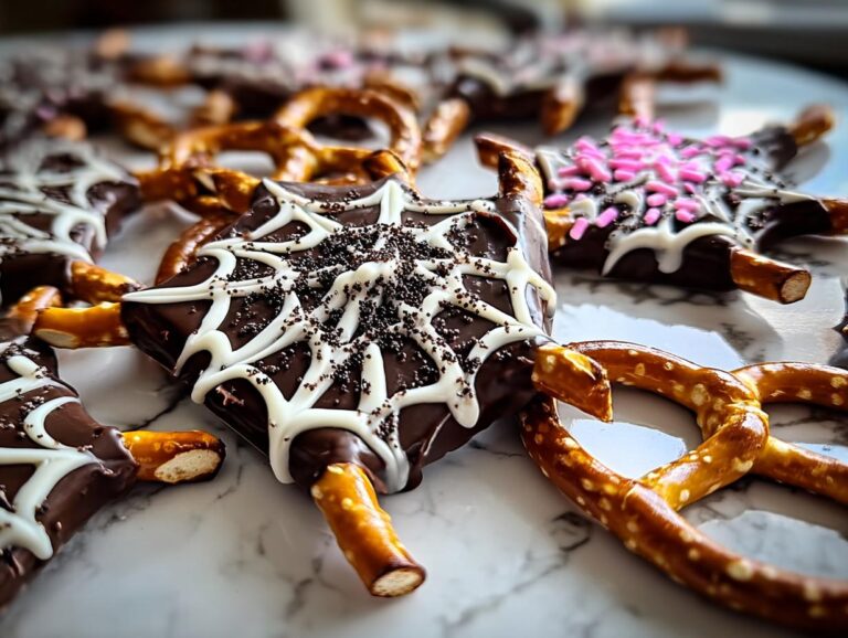 Spooky Halloween Chocolate Pretzel