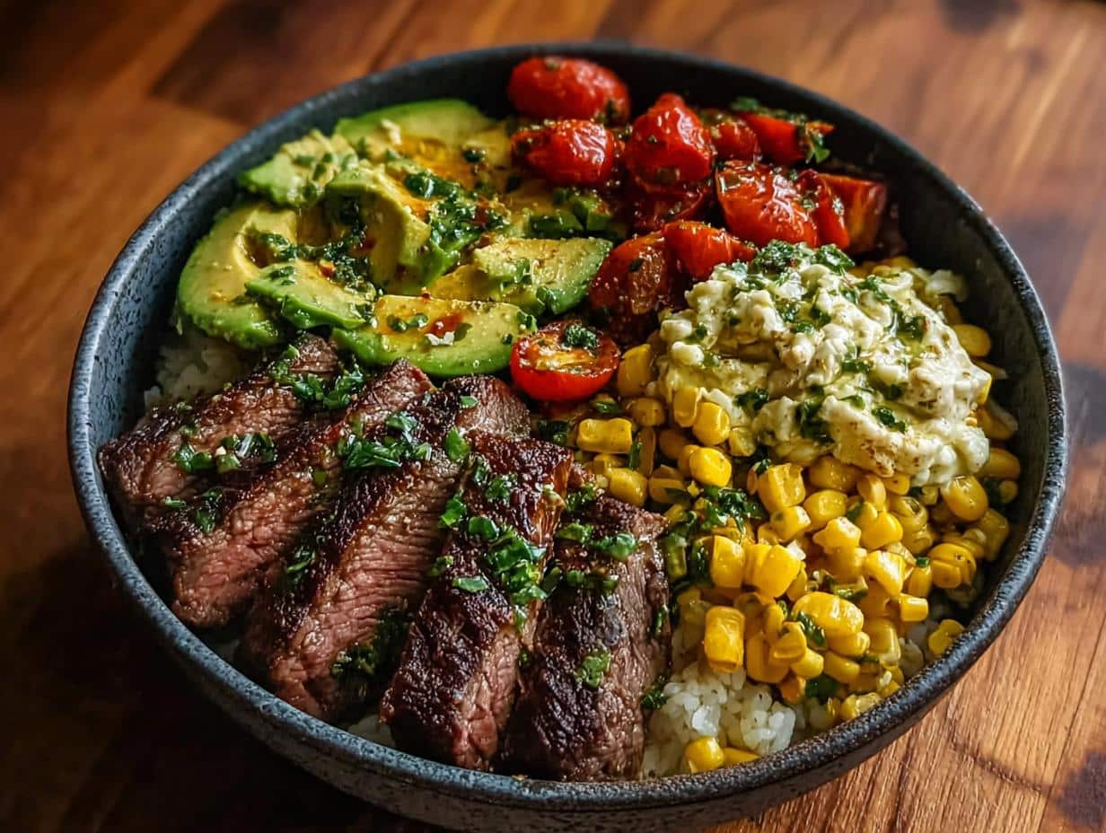 Steak Avocado Corn Bowl: 30 Minute Flavor Explosion - Steak Avocado Corn Bowl - main visual representation